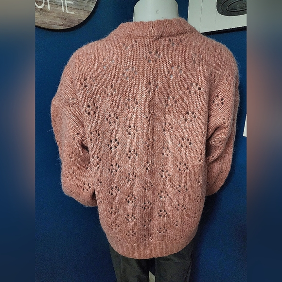 Joie Revolve Lihui Wool Alpaca Sweater in Tulip - Picture 8 of 8